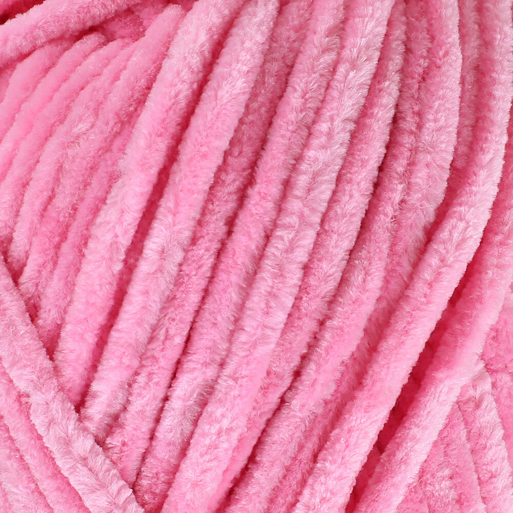 La Mia Mellow Chenille Yarn, Pink - 914 - Image 2