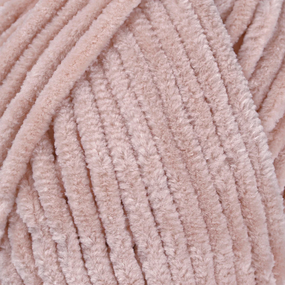La Mia Mellow Chenille Yarn, Powder Pink - 924 - Image 2