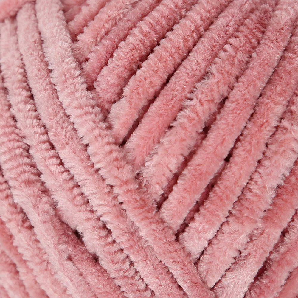 La Mia Mellow Chenille Yarn, Powder Pink - 939 - Image 2