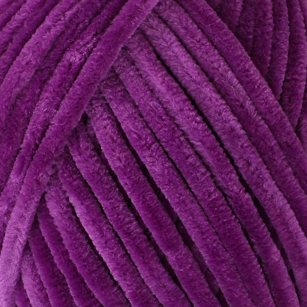La Mia Mellow Chenille Yarn, Purple - 940 - Image 2