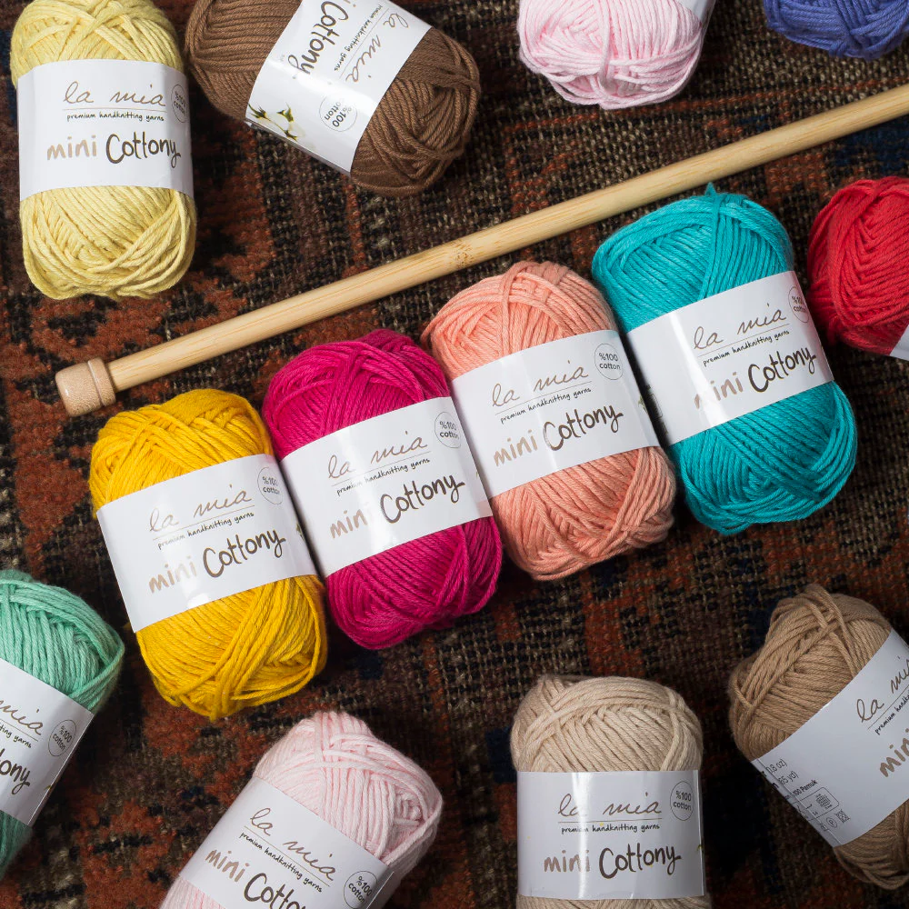 La Mia Mini Cottony 20 Skeins yarn, Assorted colors - V1 - Image 3