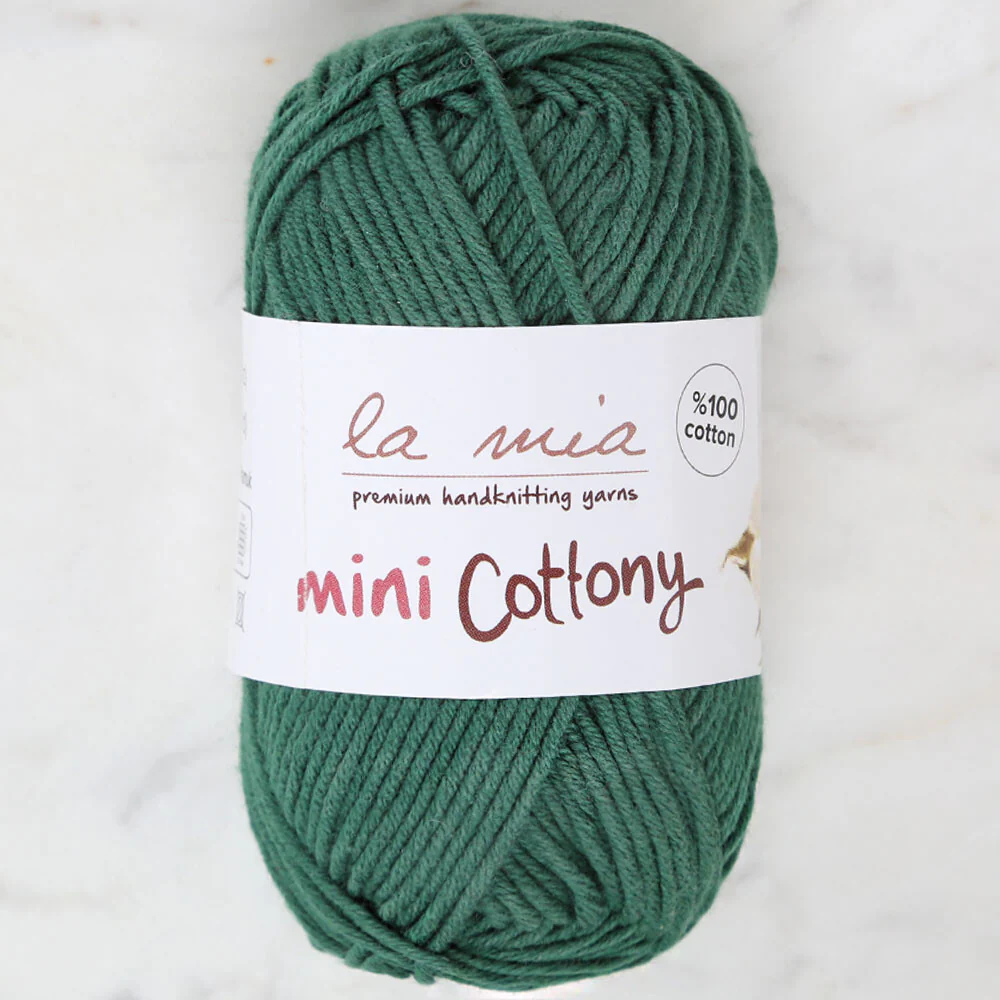 La Mia Mini Cottony 25 g Baby Yarn Green - L039