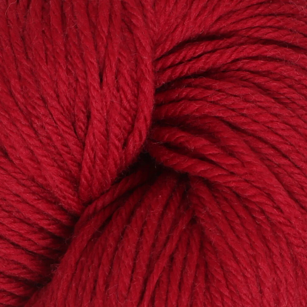La Mia Natural Wool Knitting Yarn, Dark Red - L893 - Image 2