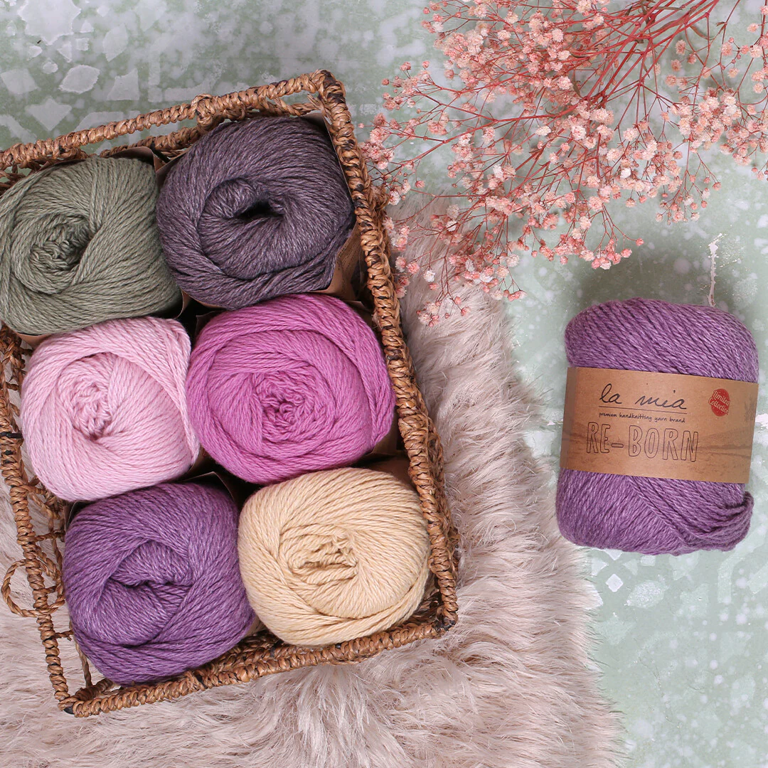 La Mia Re-Born Yarn, Green - L173 - Image 3