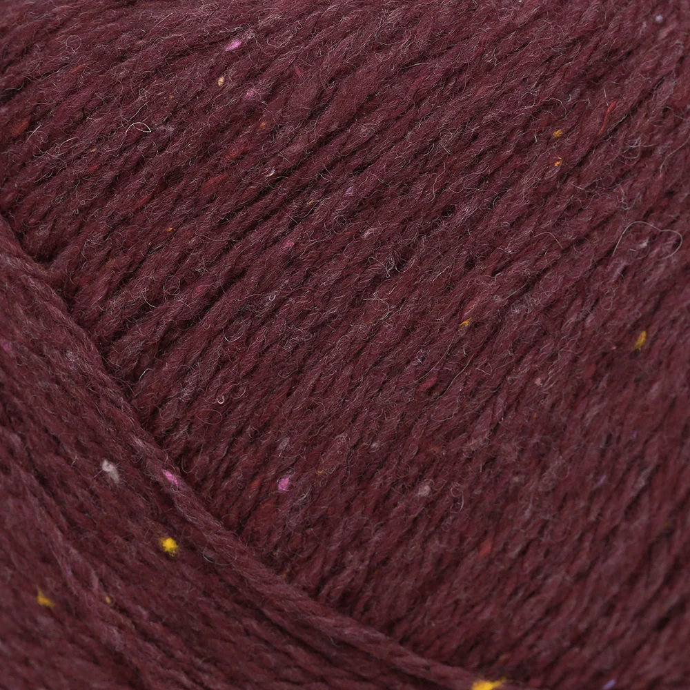 La Mia Re-Tweed Melange Yarn, Claret - L189 - Image 2