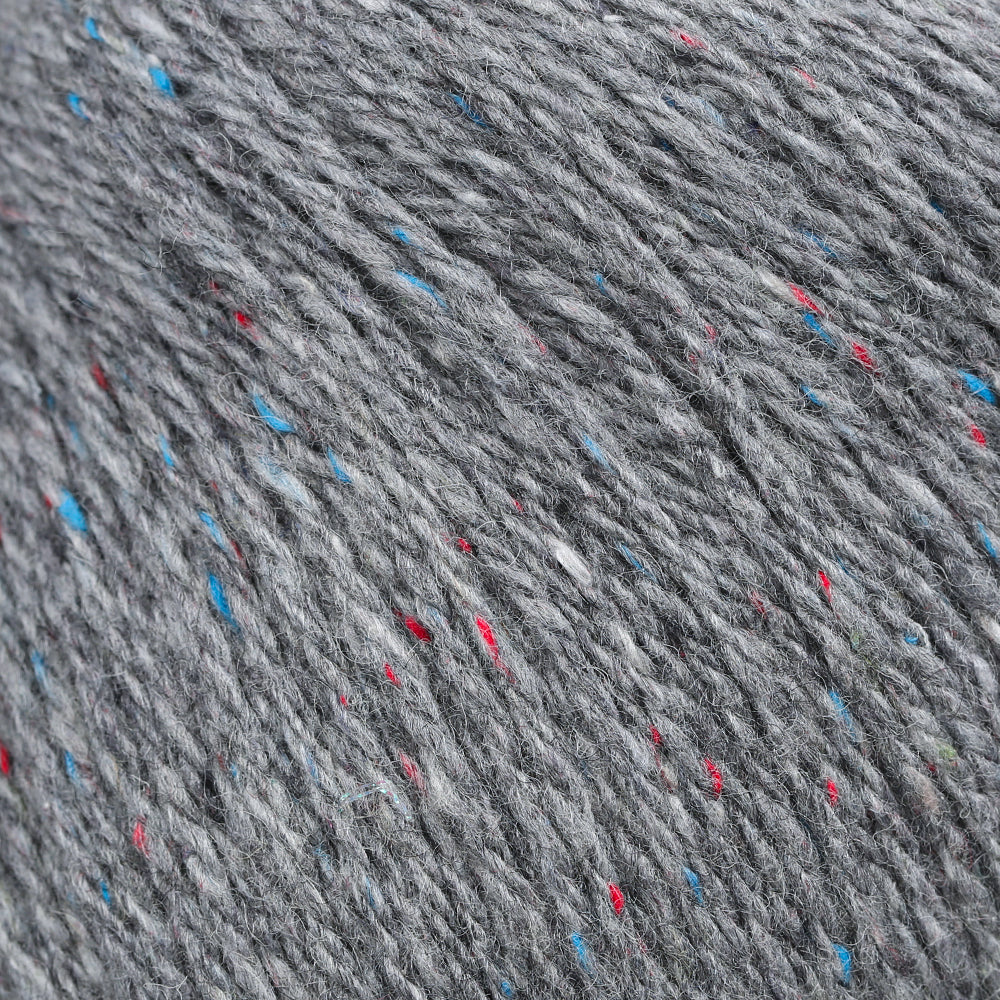 La Mia Re-Tweed Melange Yarn, Grey - L149 - Image 2