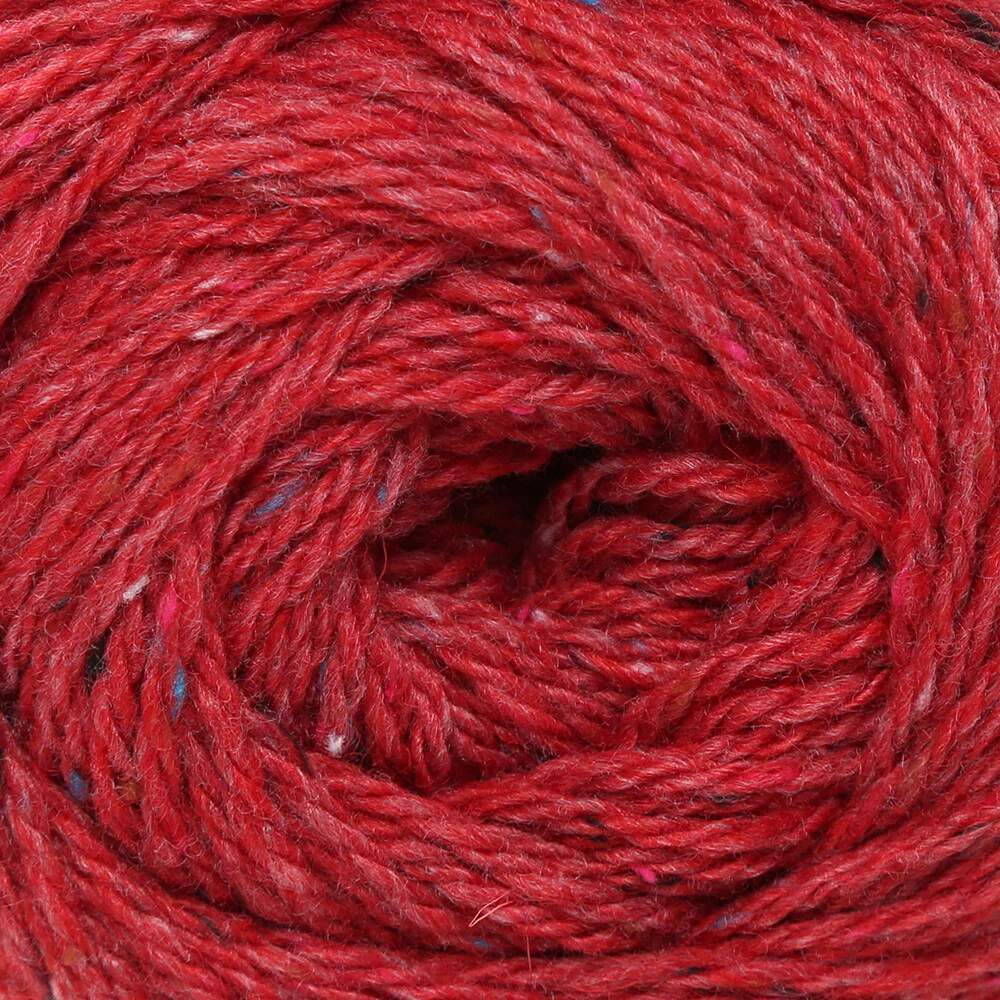 La Mia Re-Tweed Melange Yarn, Red - L165 - Image 3