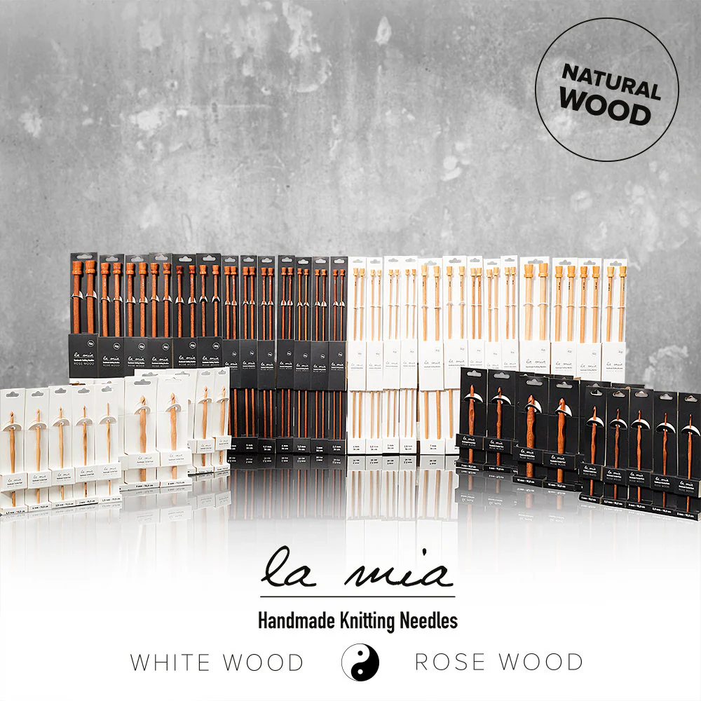 La Mia Rosewood 5 mm 15.5 cm Wooden Crochet Hook - Image 3
