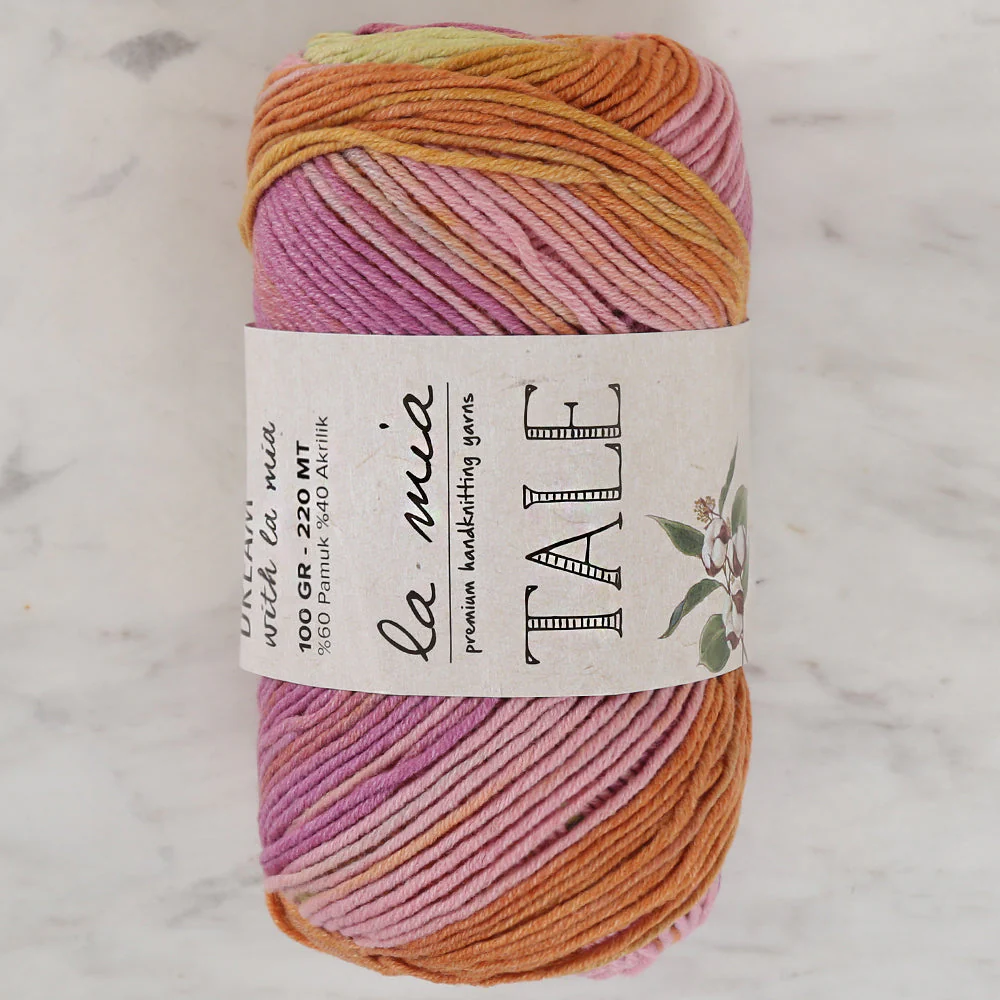 La Mia Tale Hand Knitting Yarn Variegated - LM026 - Image 3