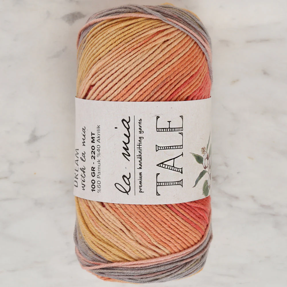 La Mia Tale Hand Knitting Yarn Variegated - LM126 - Image 3