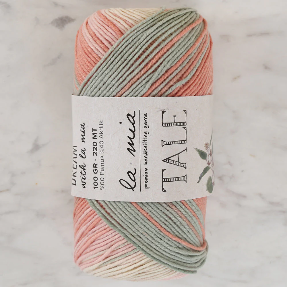La Mia Tale Hand Knitting Yarn Variegated - LM136 - Image 3