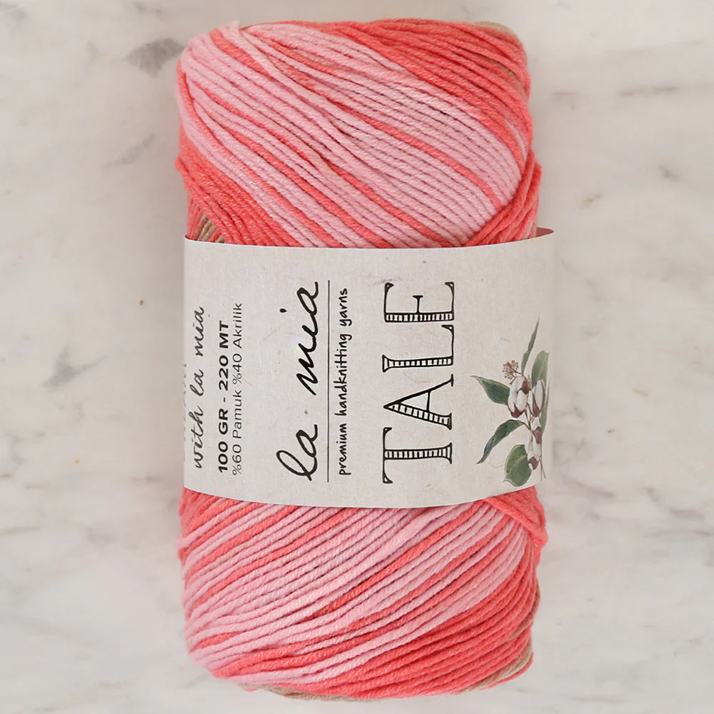 La Mia Tale Hand Knitting Yarn Variegated - LM166 - Image 3