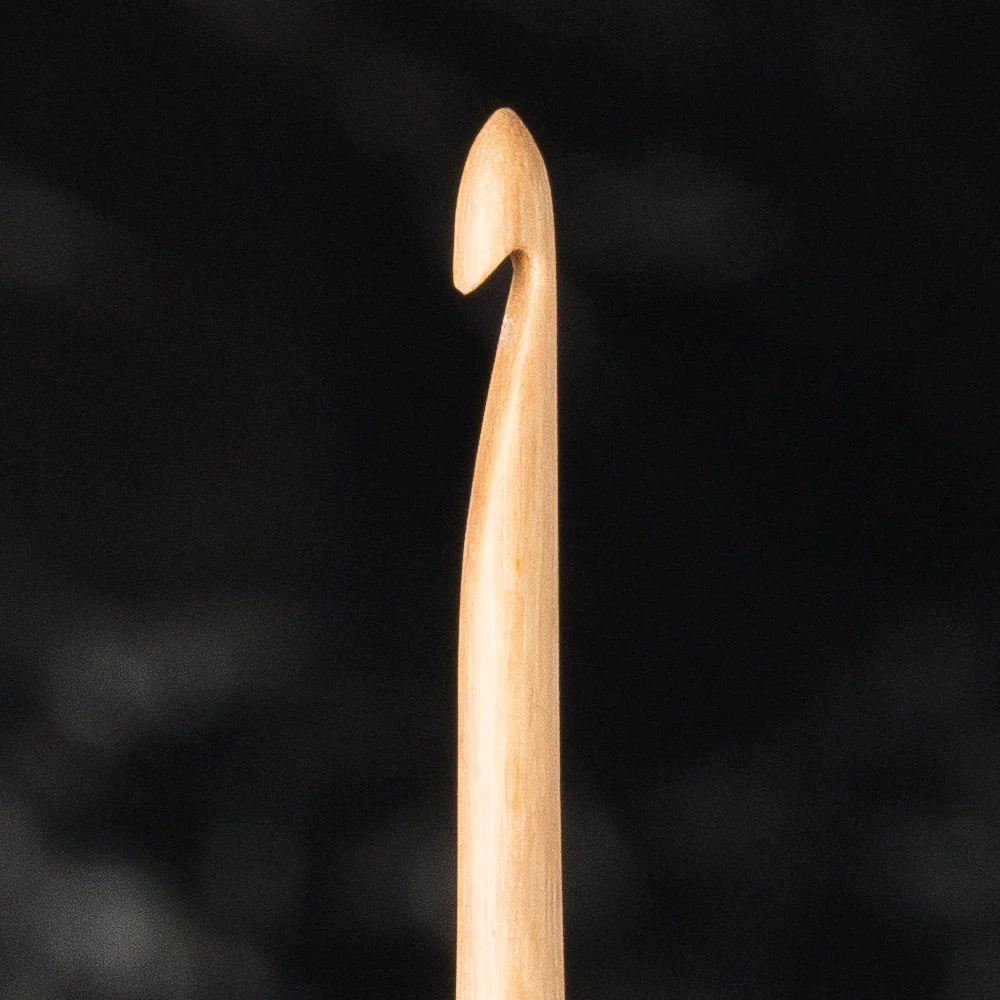 La Mia Whitewood 2 mm 15.5 cm Wooden Crochet Hook - Image 2
