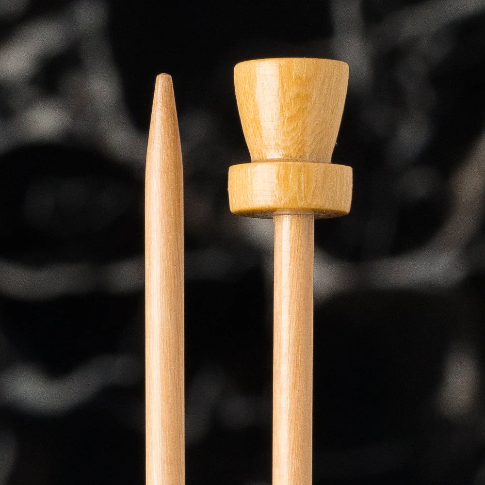 La Mia Whitewood 3 mm 36 cm Wooden Knitting Needle - Image 2