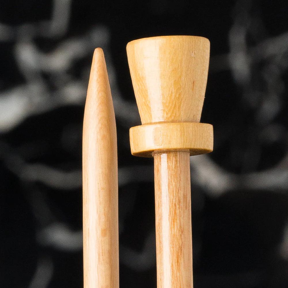 La Mia Whitewood 5.5 mm 36 cm Wooden Knitting Needle - Image 2