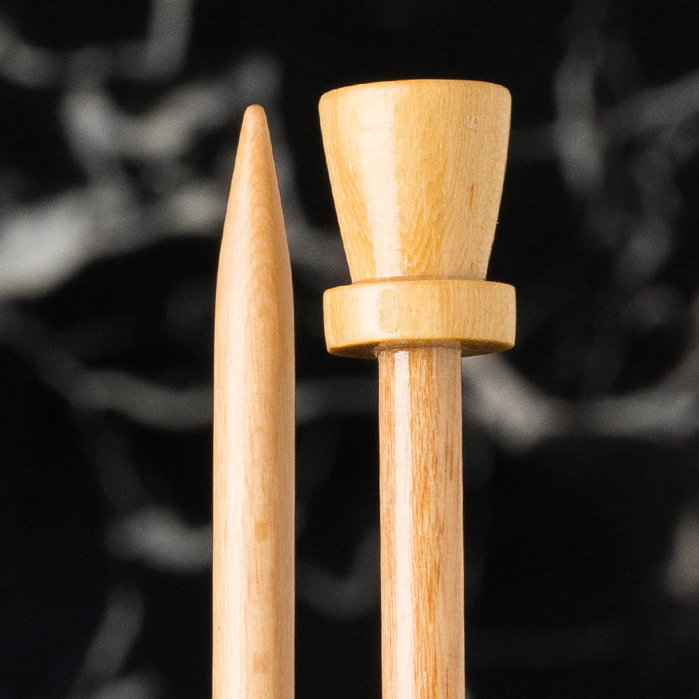 La Mia Whitewood 6 mm 36 cm Wooden Knitting Needle - Image 2