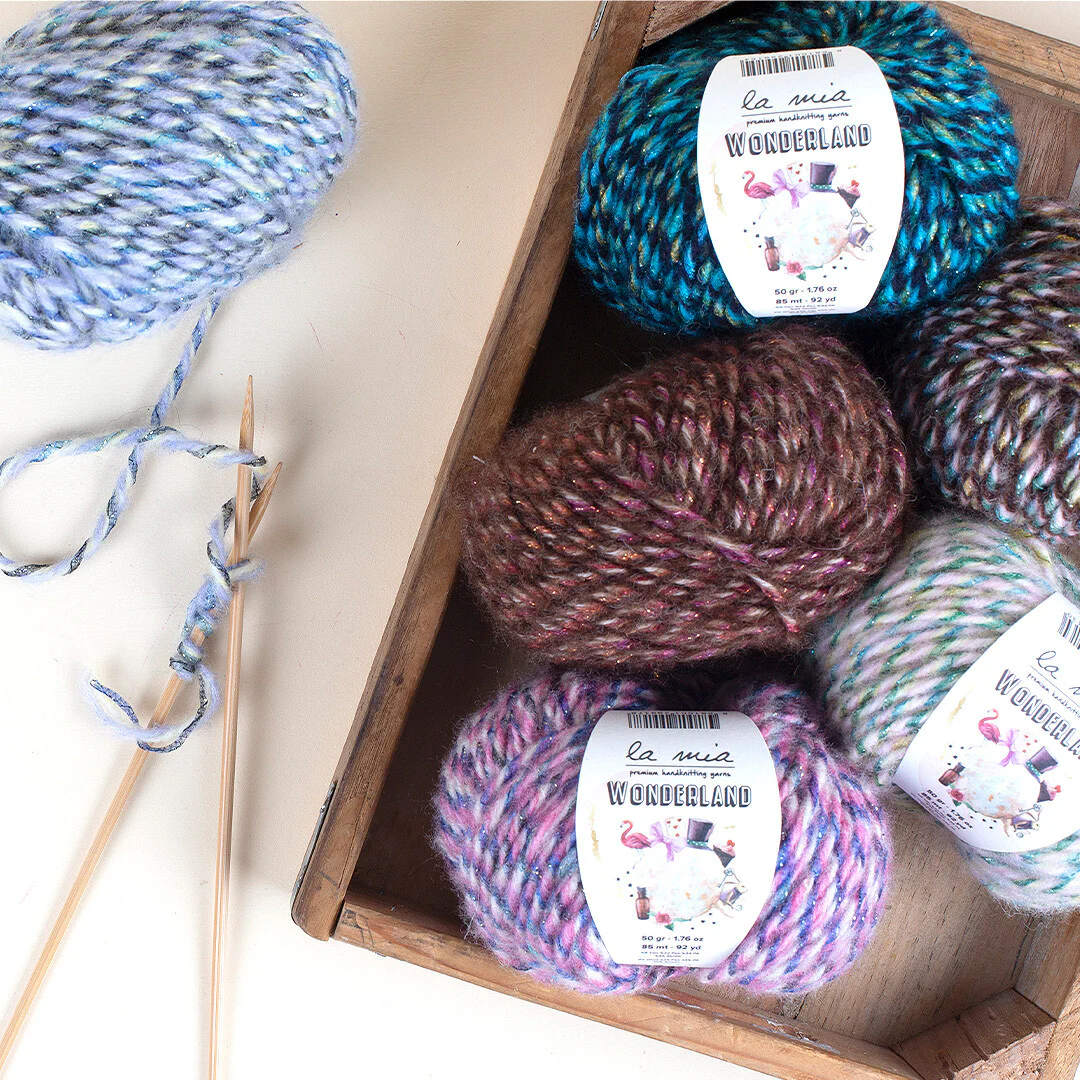 La Mia Wonderland Knitting Yarn, Variegated - LW10 - Image 4