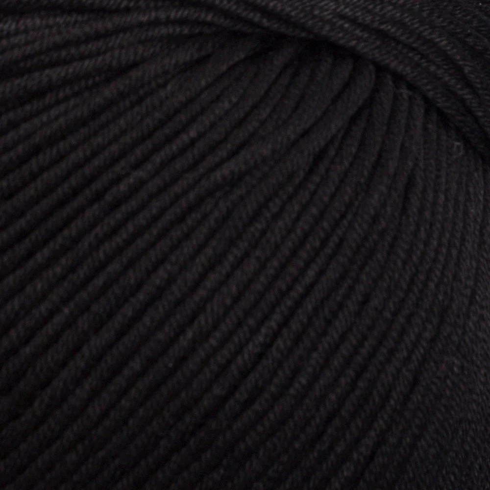La Mia XL Mercerized Cotton Yarn, Black - 1 - Image 2