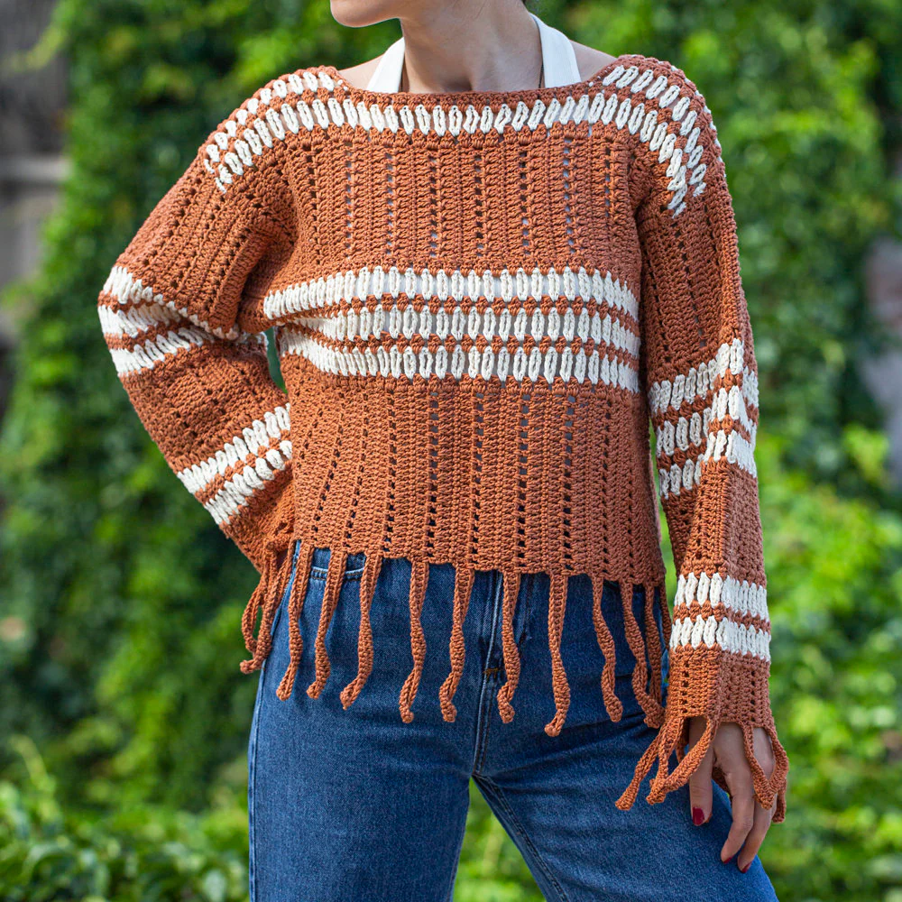 La Mia XL Mercerized Cotton Yarn, Orange - 194 - Image 5