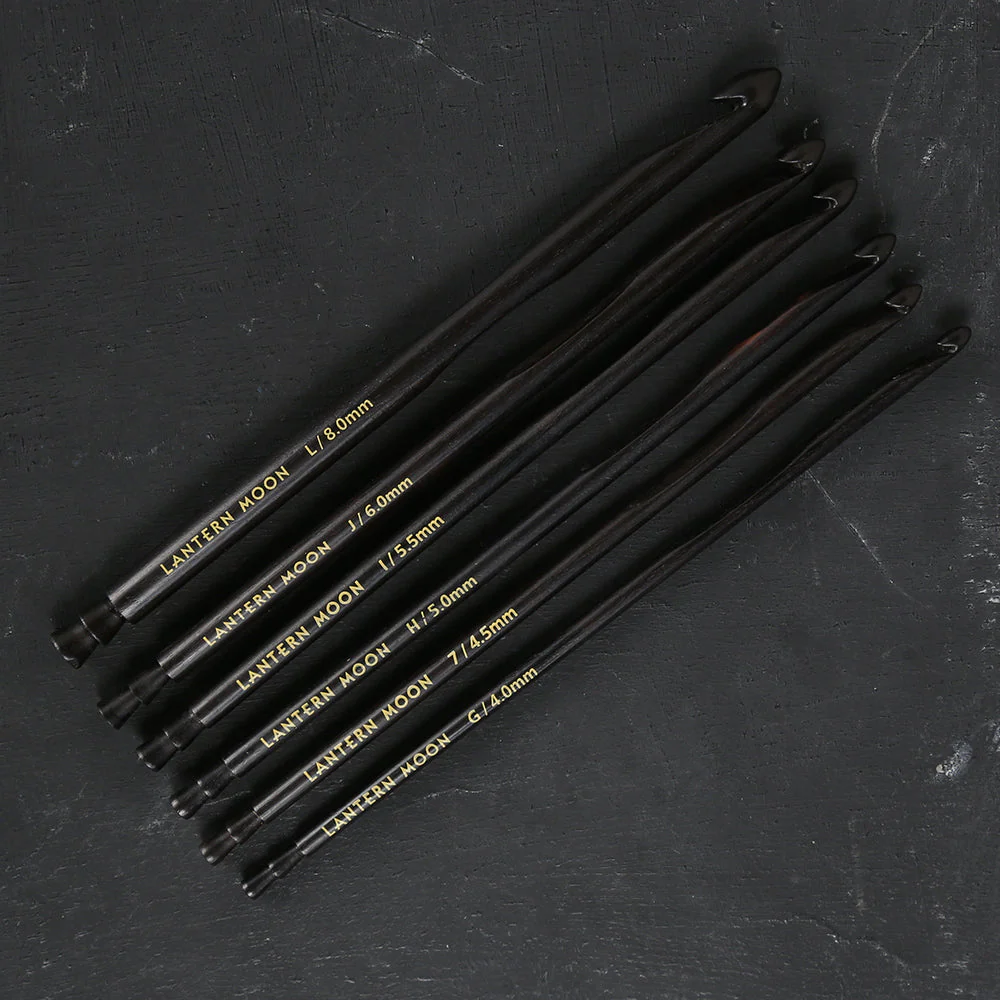 Lanternmoon Ebony Wood Crochet Hook Set - Radiance- 350322 - Image 3