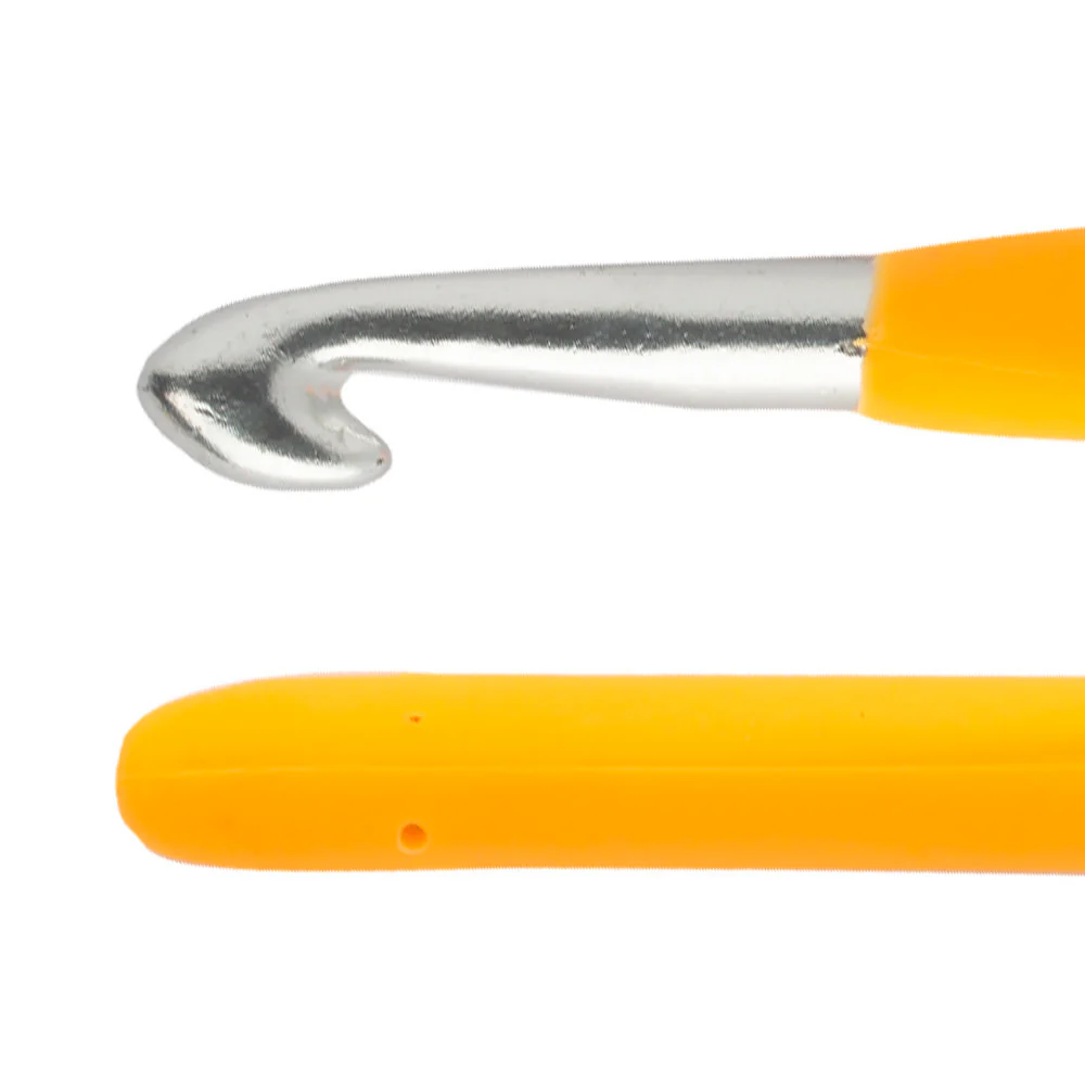 Loren 10 mm Soft Handled Crochet Hook, Orange - Image 2