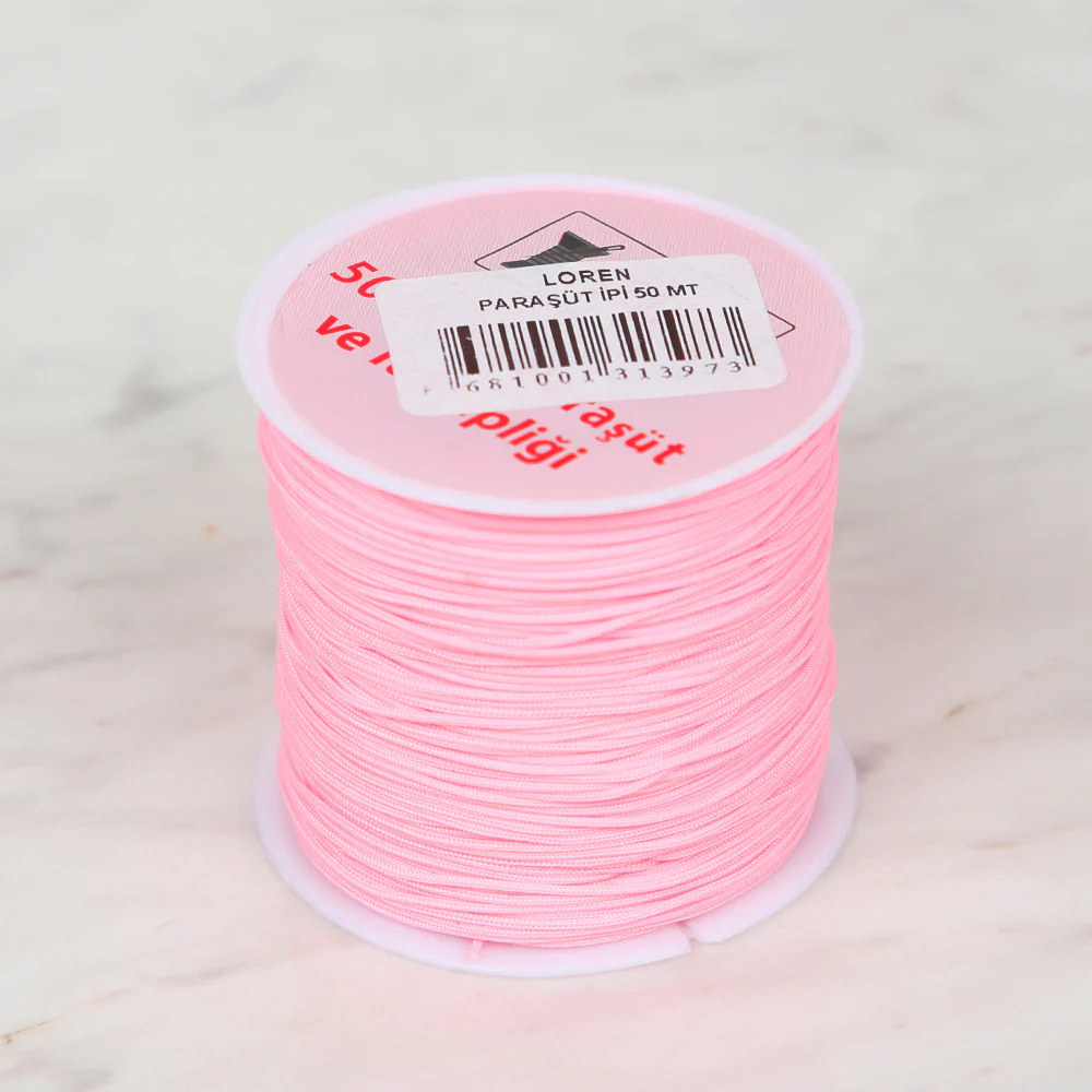 Loren 50 m Parachute Cord, Pink