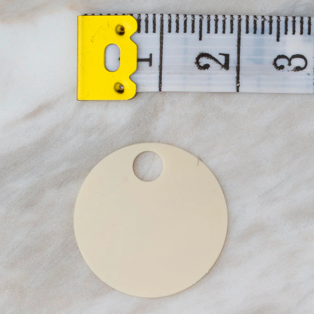 Loren 20 mm Large Sequin, Cream - R-172 - Image 2
