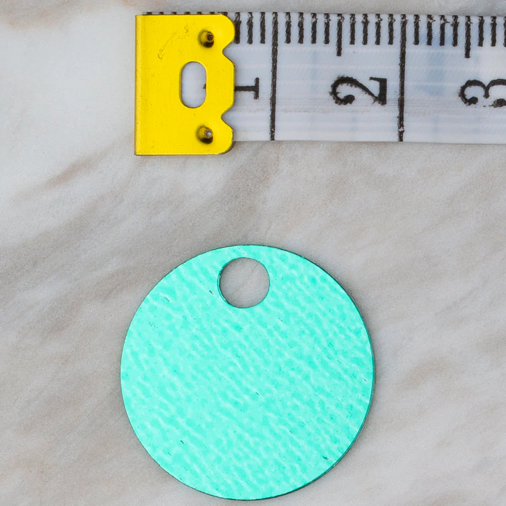 Loren 20 mm Large Sequin, Green - R-268 - Image 2