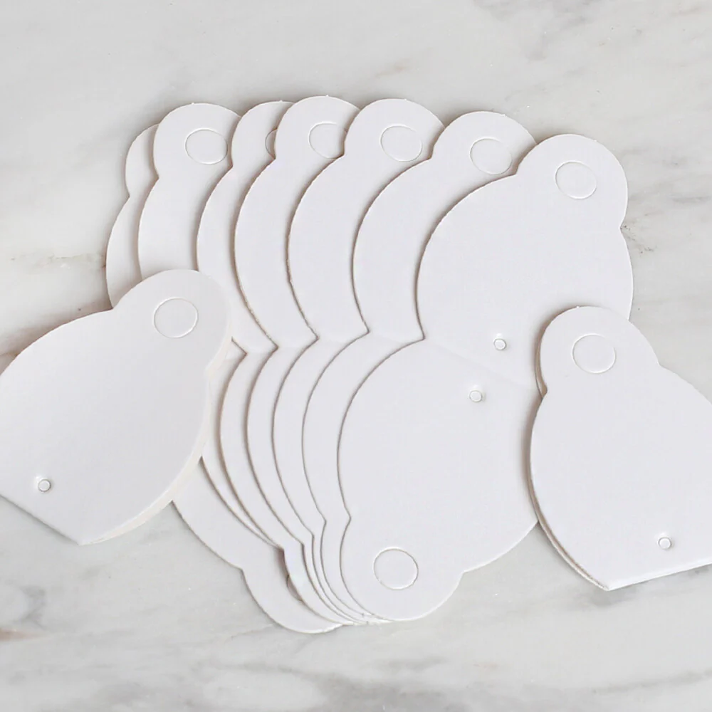 Loren 25 pcs Jewelry (Bracelet) Card, White - Image 3