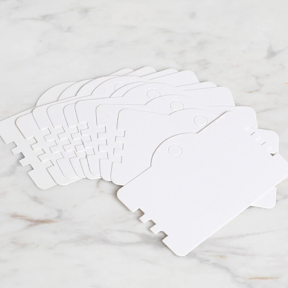 Loren 25 pcs Jewelry (Bracelet) Card, White - Image 3