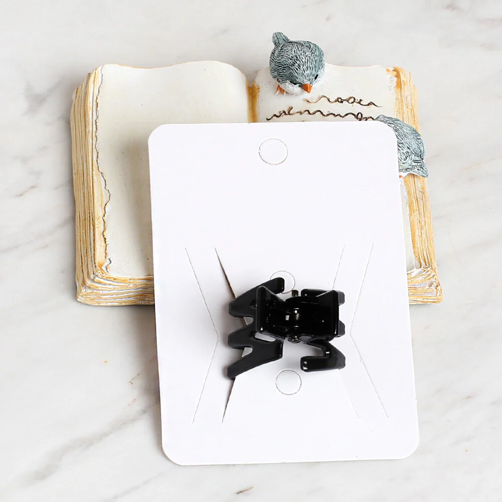 Loren 25 pcs Jewelry (Hairpin) Card, White - Image 3