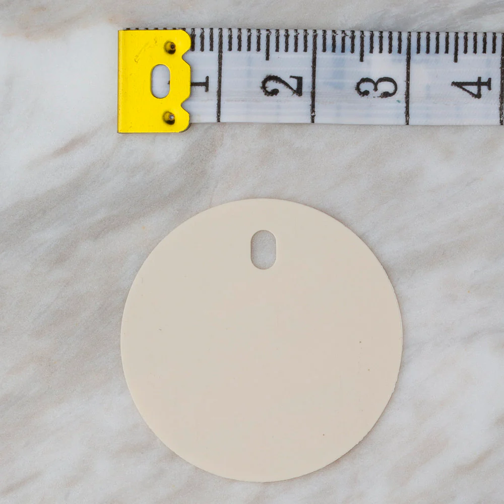 Loren 30 mm Large Sequin, Cream - R-172 - Image 2