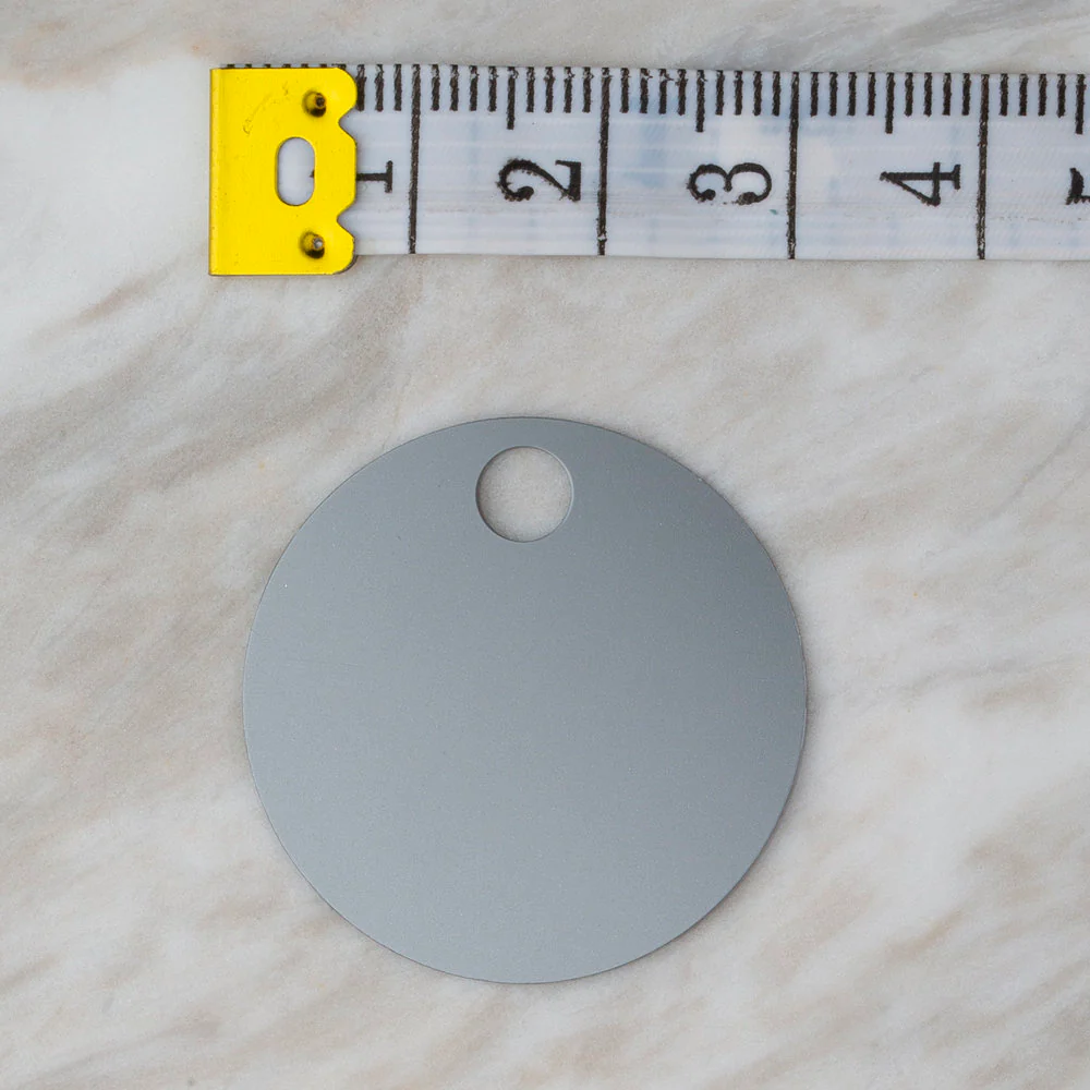 Loren 30 mm Large Sequin, Grey - R-259 - Image 2