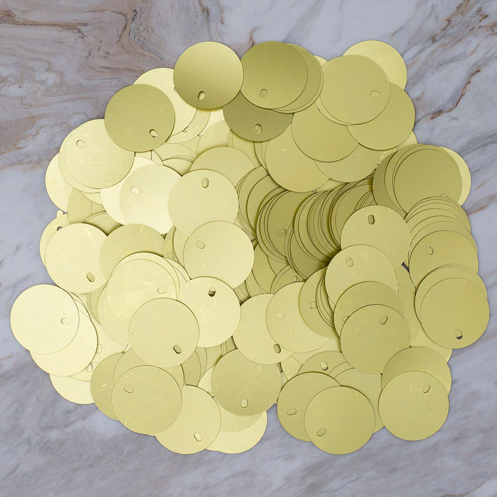 Loren 30 mm Large Sequin, Light Green - R-254