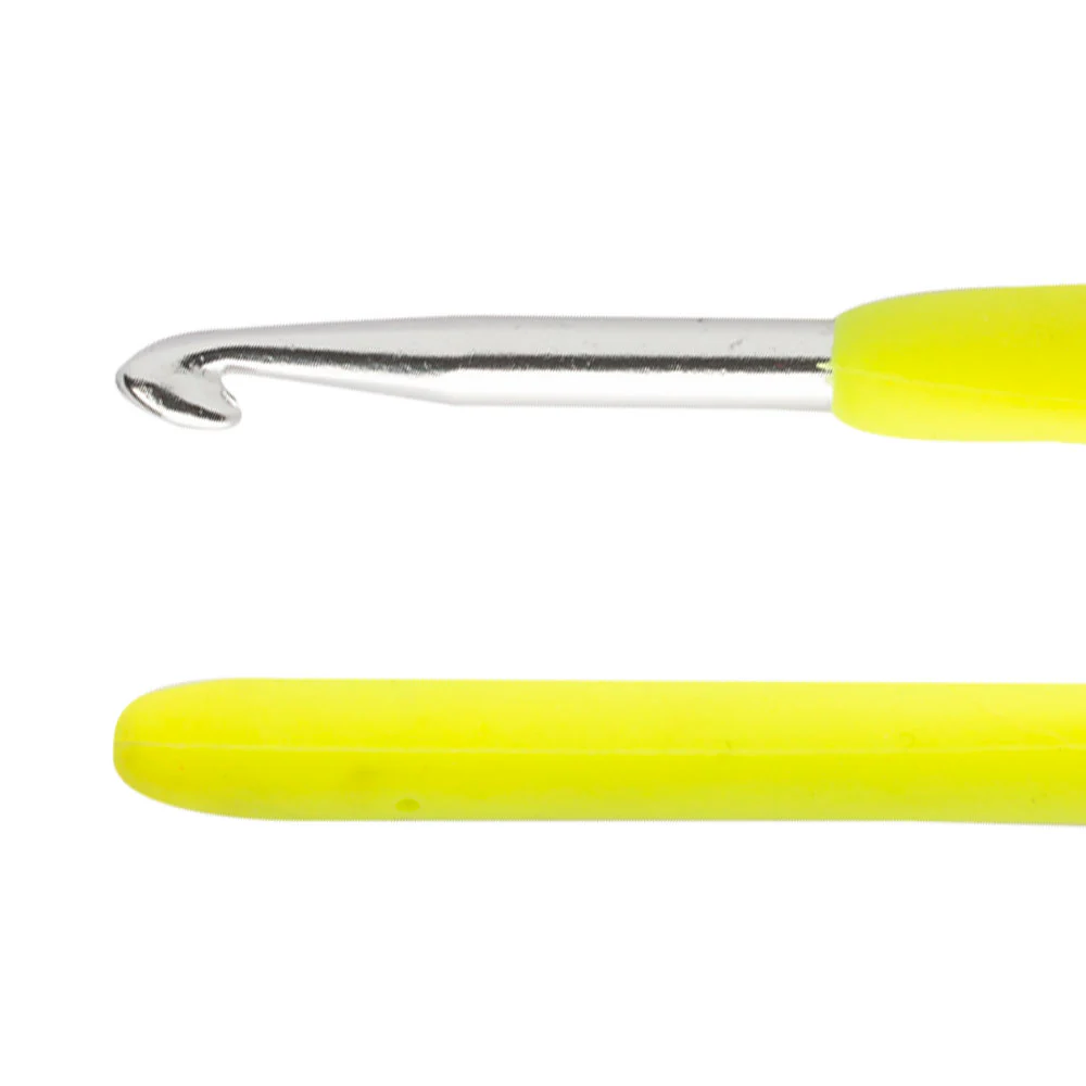 Yabali 5 mm Soft Handled Crochet Hook, Yellow - Image 2