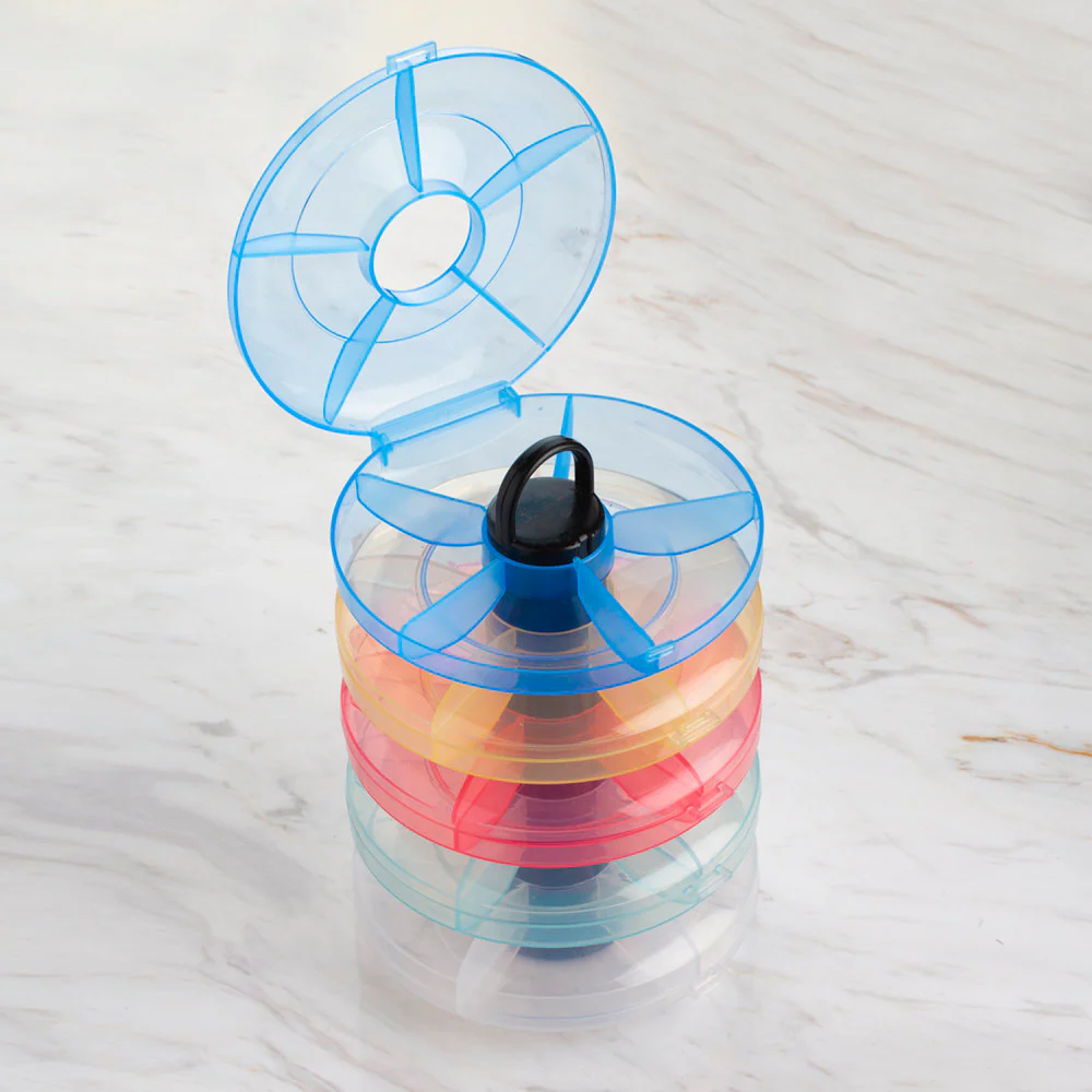 Loren 5 Pcs Stackable Organizer for Craft Accessories - Image 2