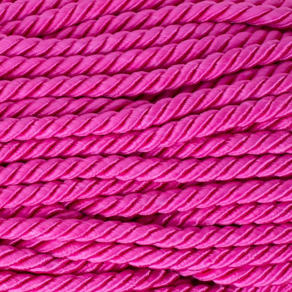 Loren 50mt Jute Cord - Dark Pink - Image 2