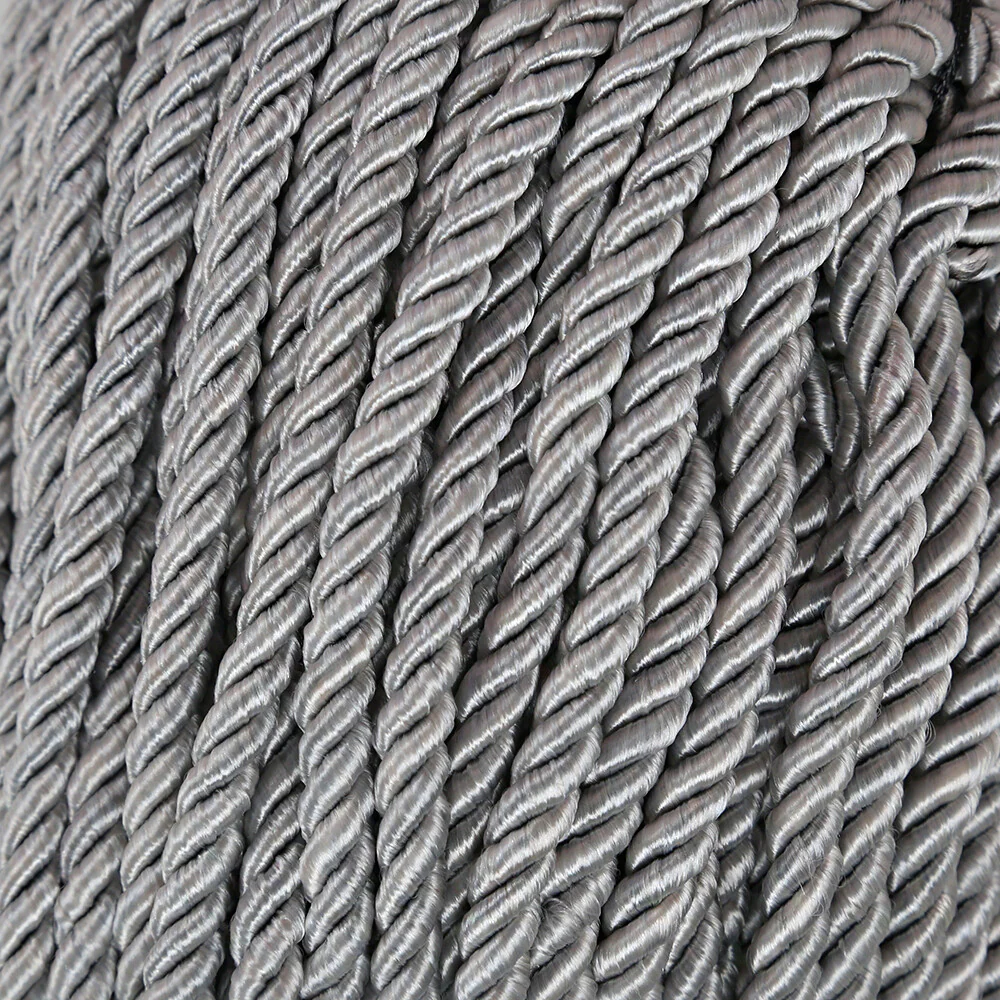 Loren 50mt Jute Cord - Grey - Image 2