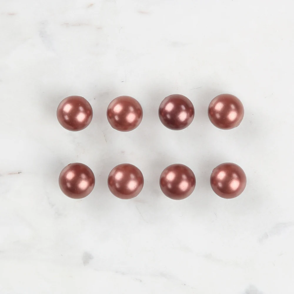 Loren Crafts 8 Pack Button, Brown - 143 - Image 2
