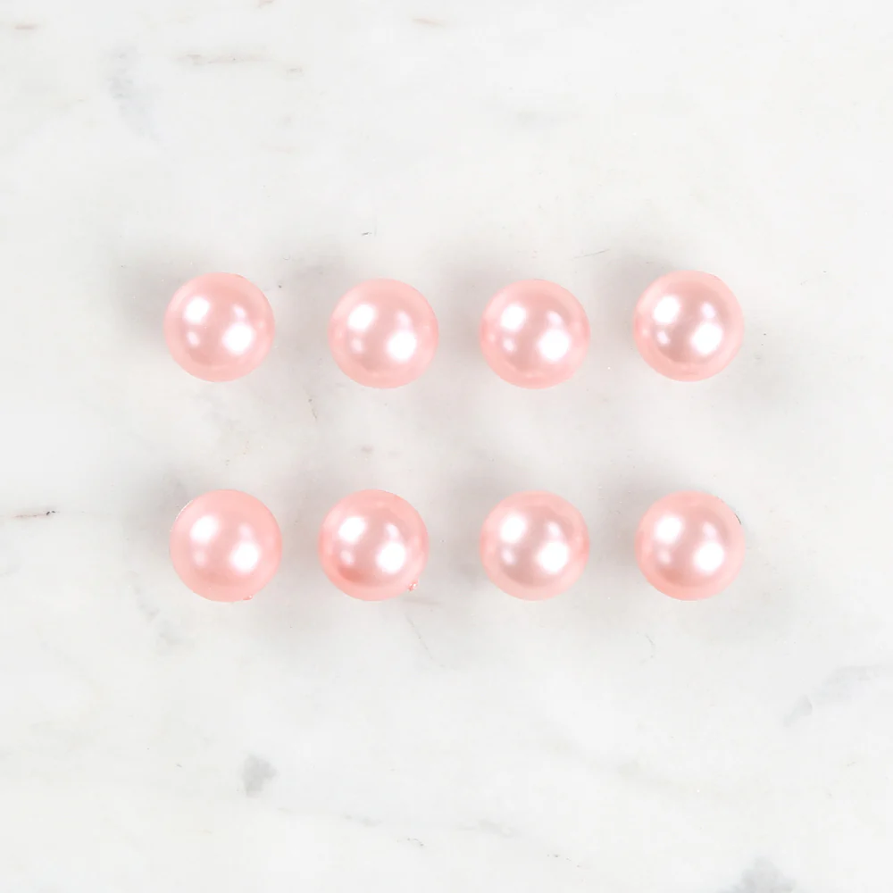 Loren Crafts 8 Pack Button, Pink - 145 - Image 2