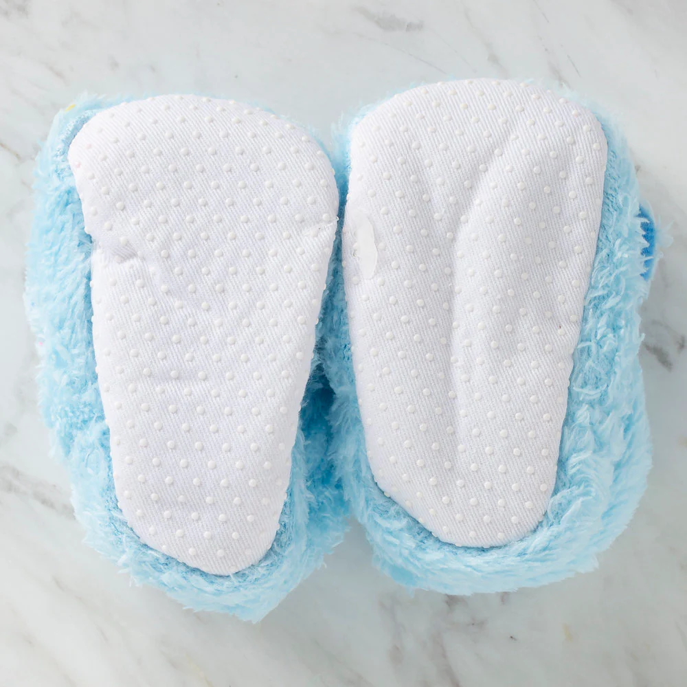 Loren Baby Booties, Blue Squirrel - Image 3