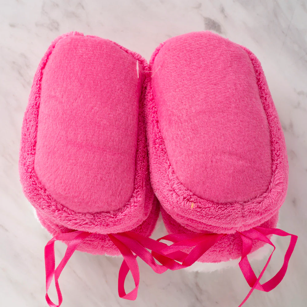 Loren Baby Booties, Pink Cat - Large - Image 3