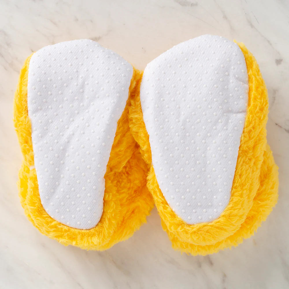 Loren Baby Booties, Yellow Cat - Image 3