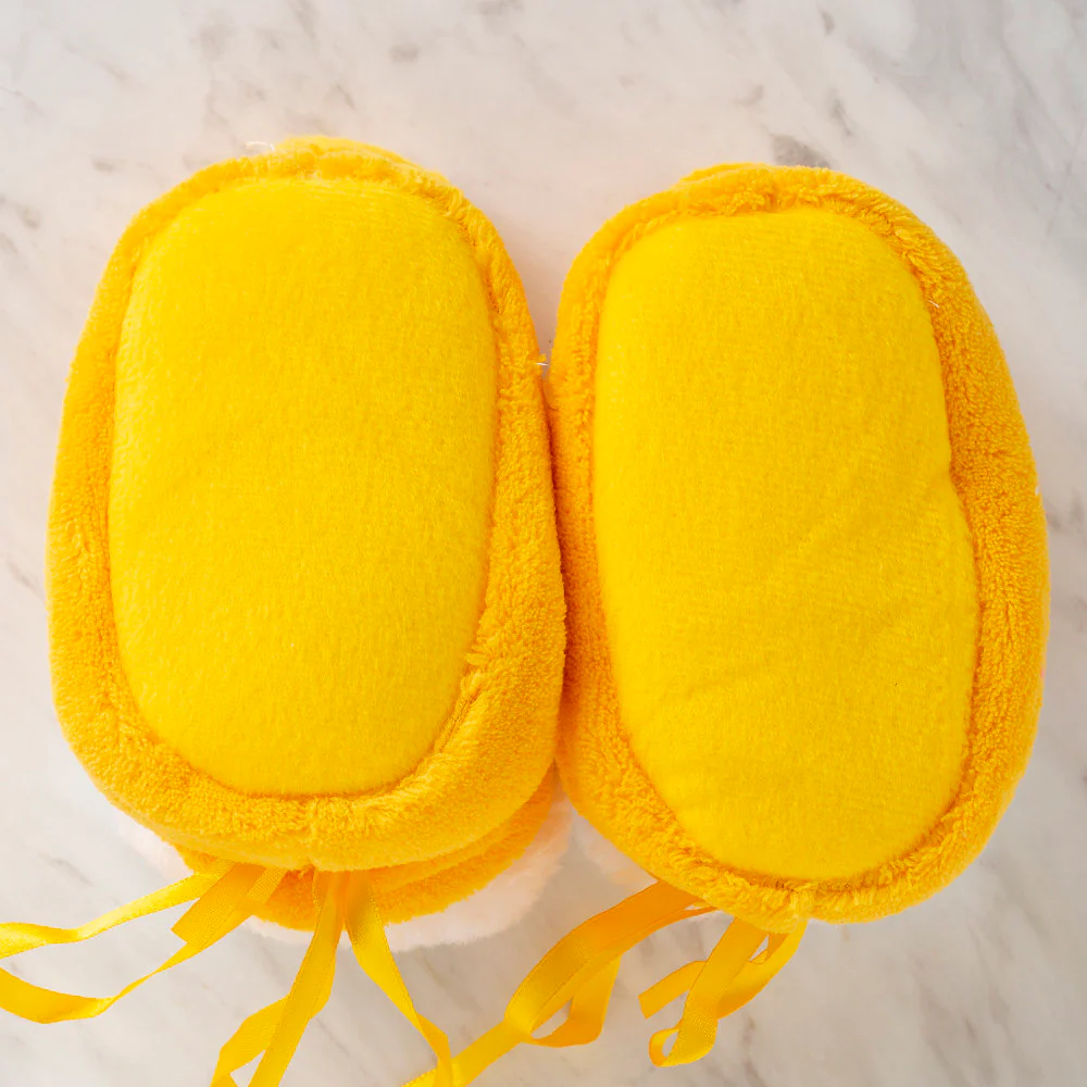 Loren Baby Booties, Yellow Duck - Large - Image 3