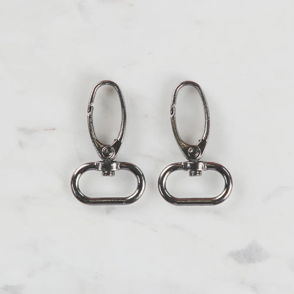 Loren 2-Pack 2.5cm x 4cm Macrame Keychain - Smoked - Image 2