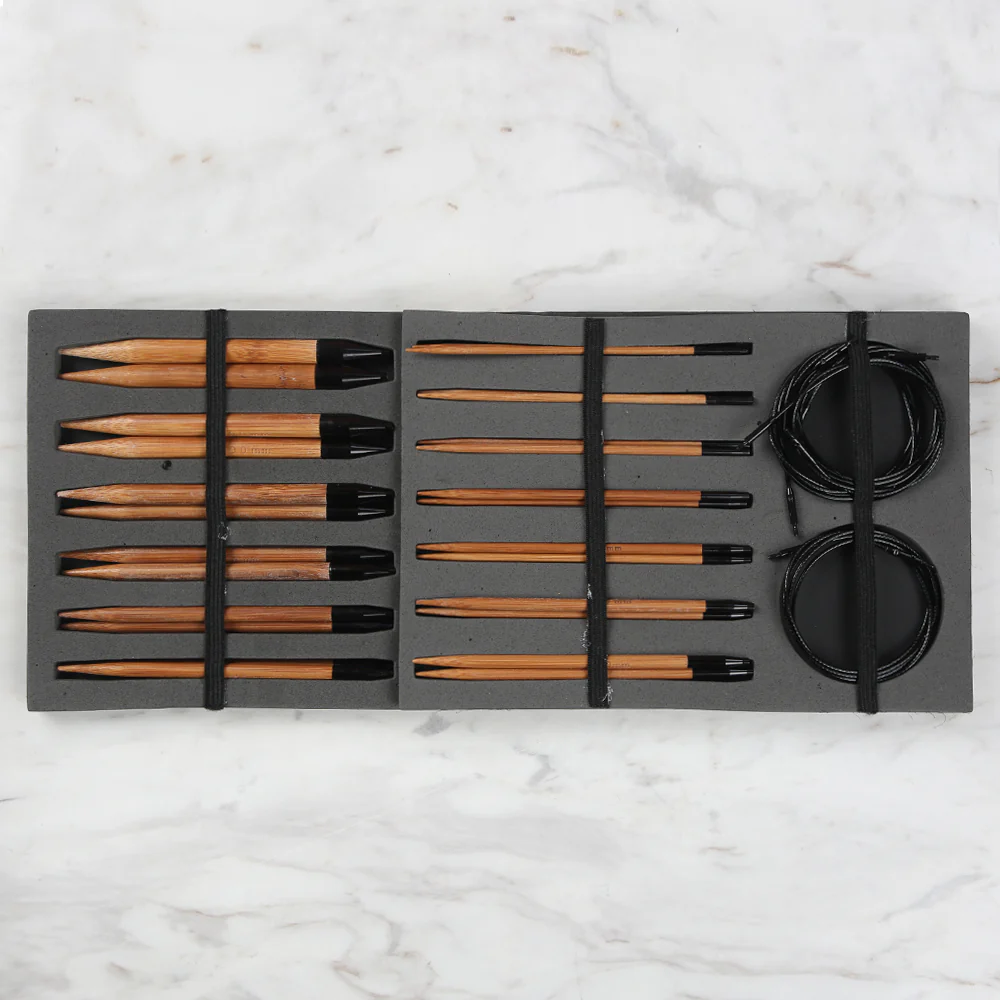 Loren Bamboo Interchangeable Circular Needle Set - Image 2