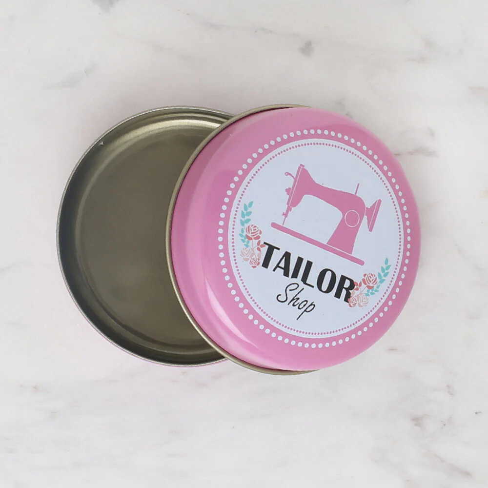 Nas Collectables Tin  Storage Box, Pink - Image 2