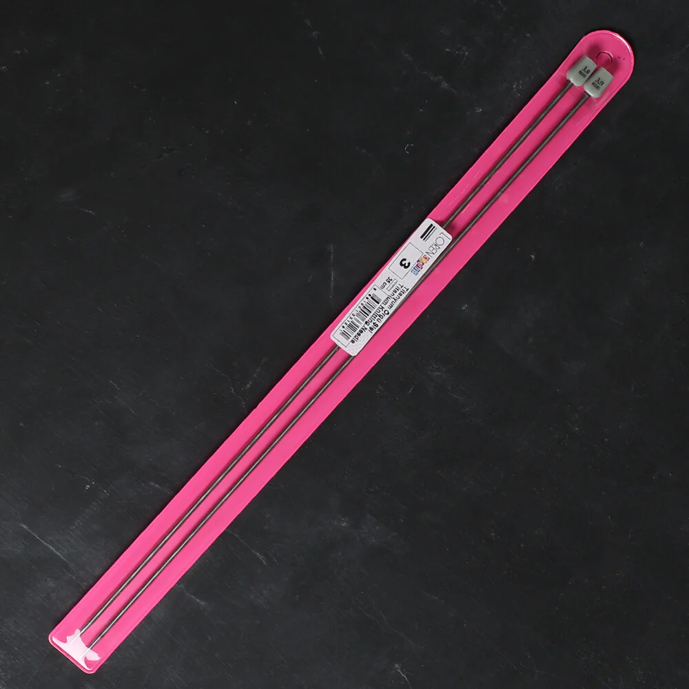 Loren Crafts 3mm 35 cm Titanium Knitting Needle - Image 2