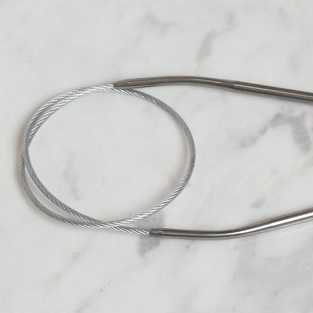 Loren Crafts 3mm 40 cm Steel Circular Knitting Needle - Image 2