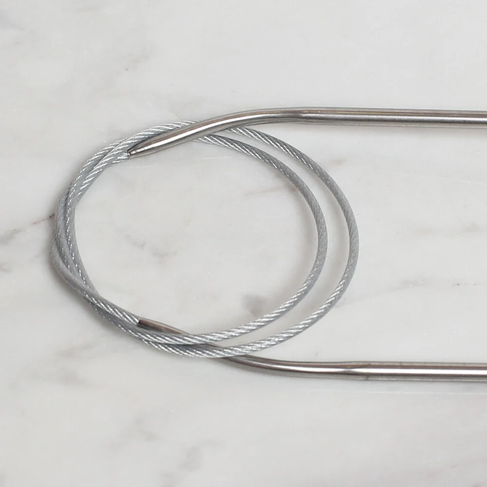 Loren Crafts 3mm 60 cm Steel Circular Knitting Needle - Image 3